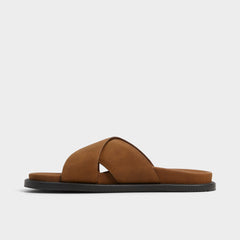 Marrin Cognac Men's Slides - Slide sandal | Aldo outlet