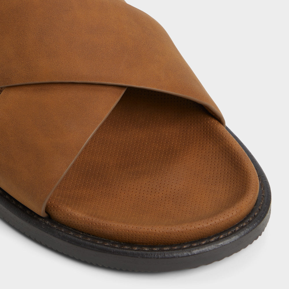Marrin Cognac Men's Slides - Slide sandal | Aldo outlet