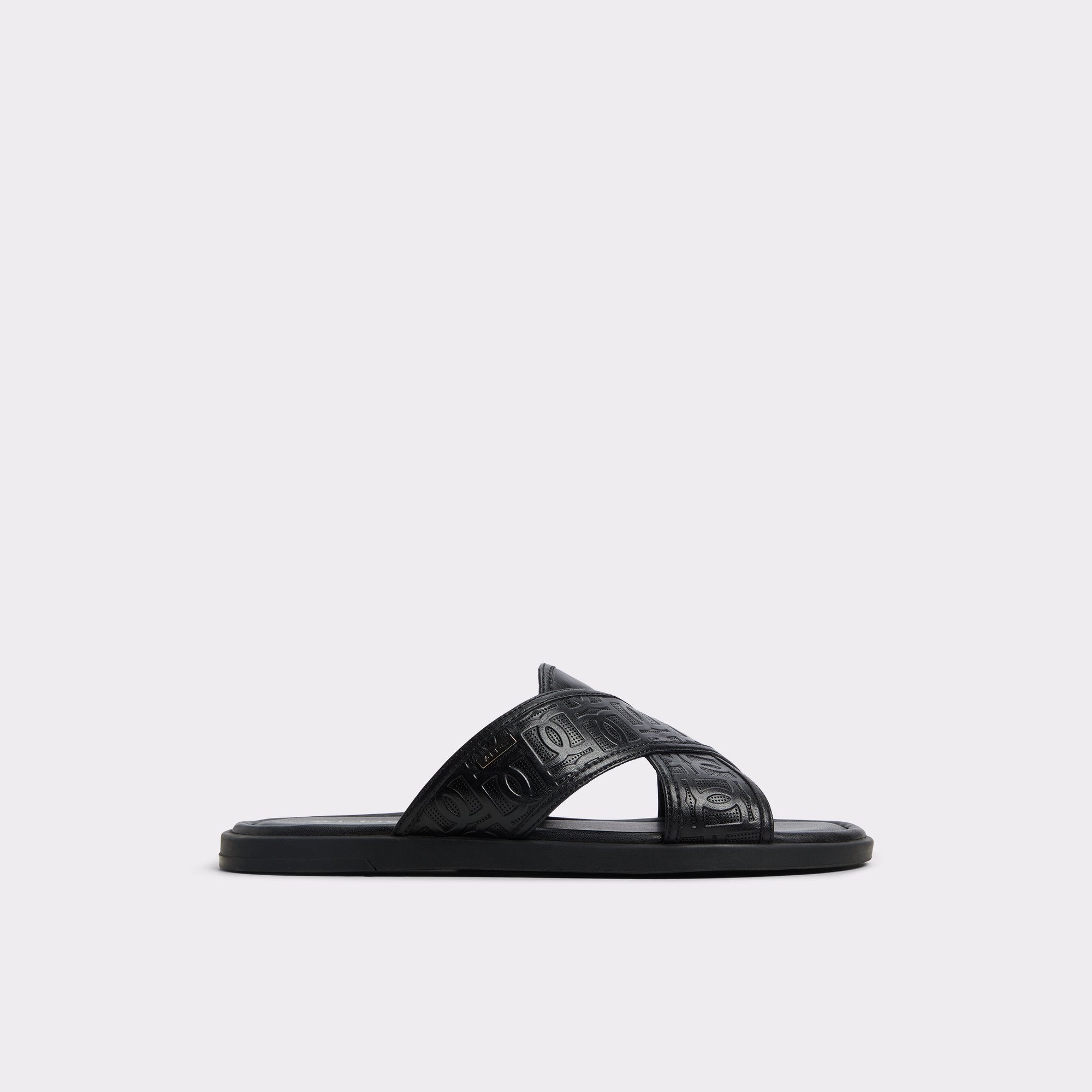 Olino Open Black Men's Slides - Slide sandal | Aldo discount