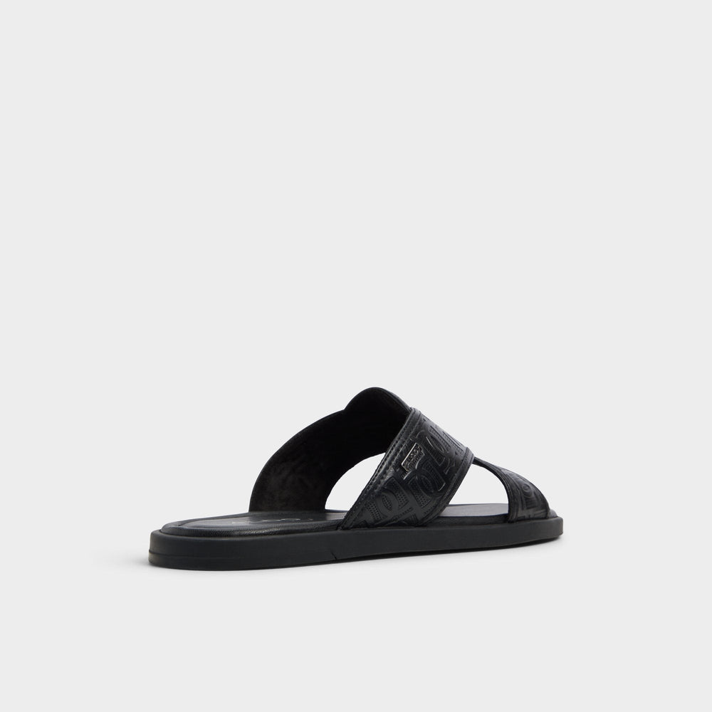 Olino Open Black Men's Slides - Slide sandal | Aldo discount