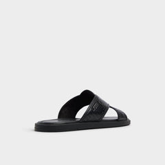 Olino Open Black Men's Slides - Slide sandal | Aldo discount