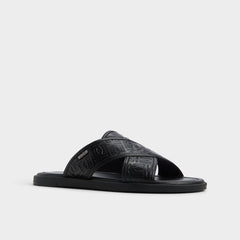 Olino Open Black Men's Slides - Slide sandal | Aldo discount