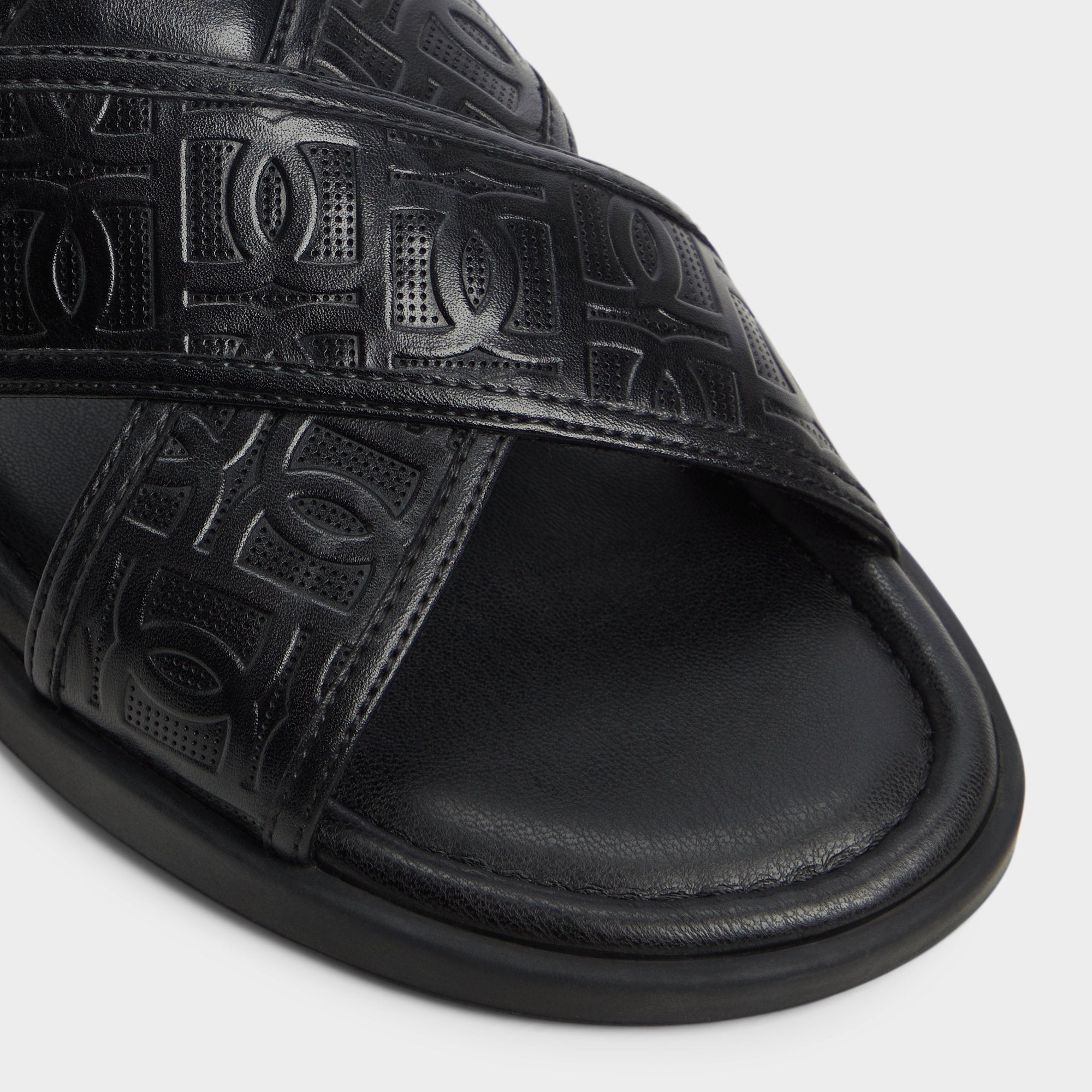 Olino Open Black Men's Slides - Slide sandal | Aldo discount