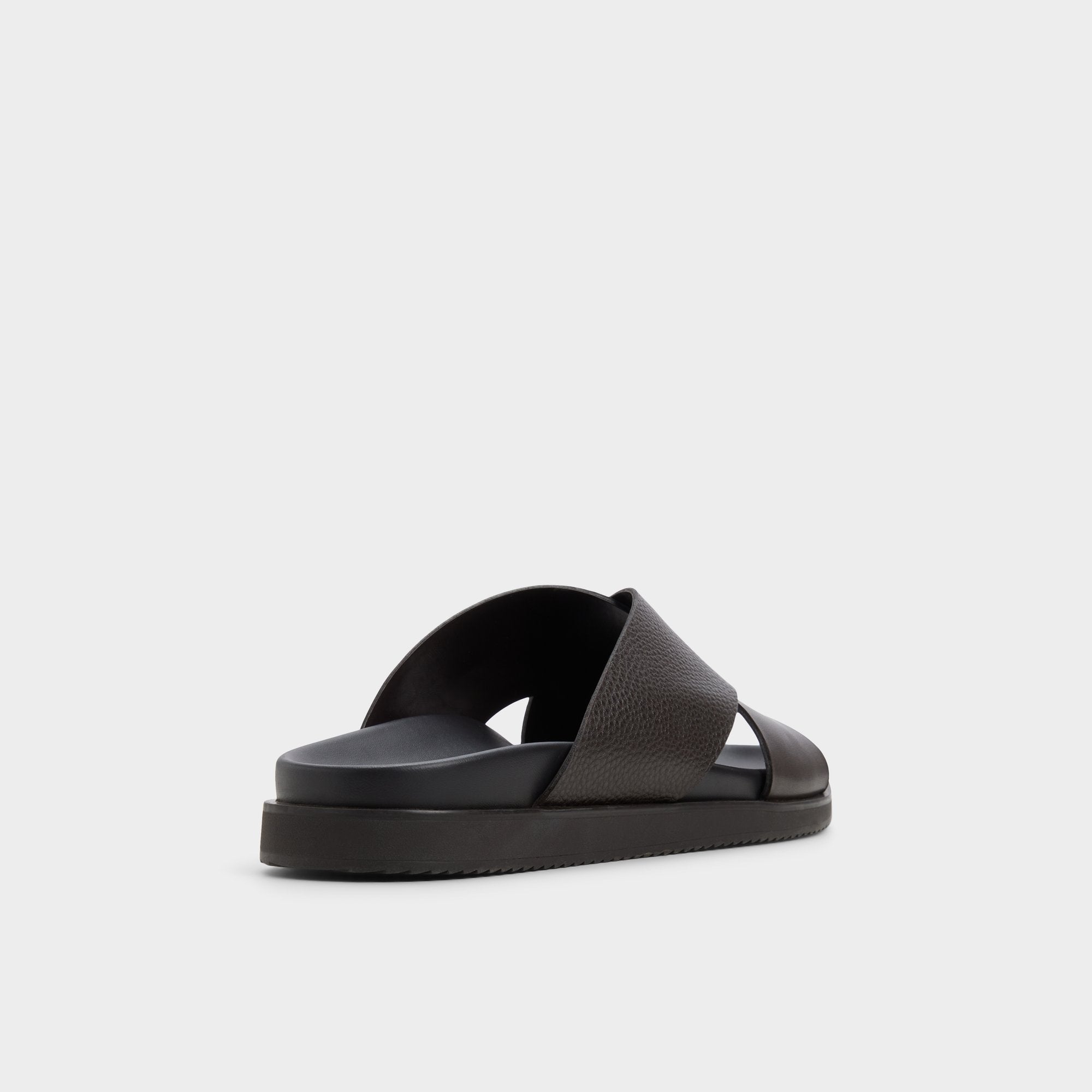 Darley Dark Brown Men's Sandals & Slides - Strappy flat sandal | Aldo outlet