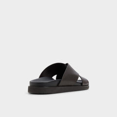 Darley Dark Brown Men's Sandals & Slides - Strappy flat sandal | Aldo outlet