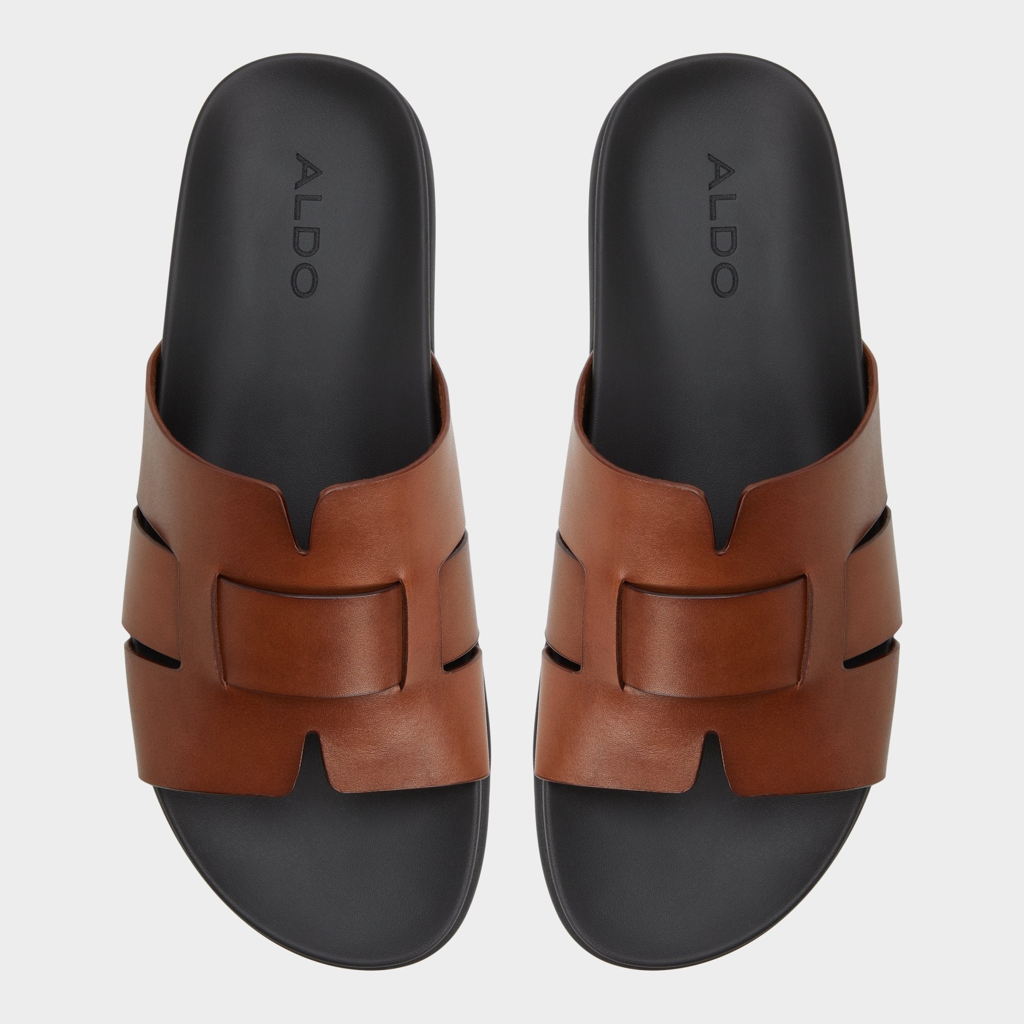 Padien Cognac Men's Sandals & Slides - Slide sandal | Aldo on sale