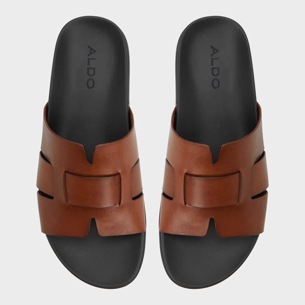 Padien Cognac Men's Sandals & Slides - Slide sandal | Aldo on sale