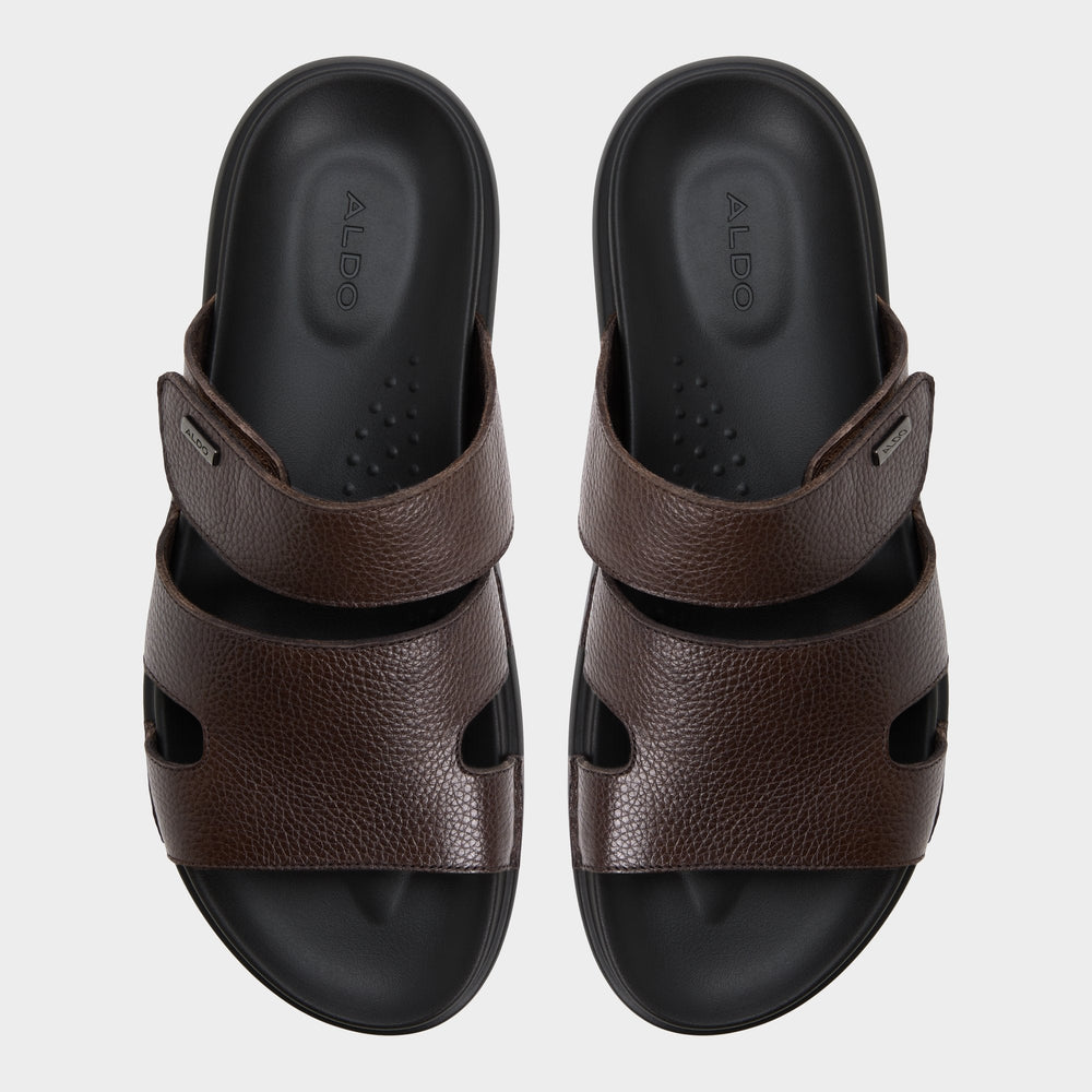 Windham Dark Brown Men's Sandals & Slides - Slide sandal | Aldo for sale