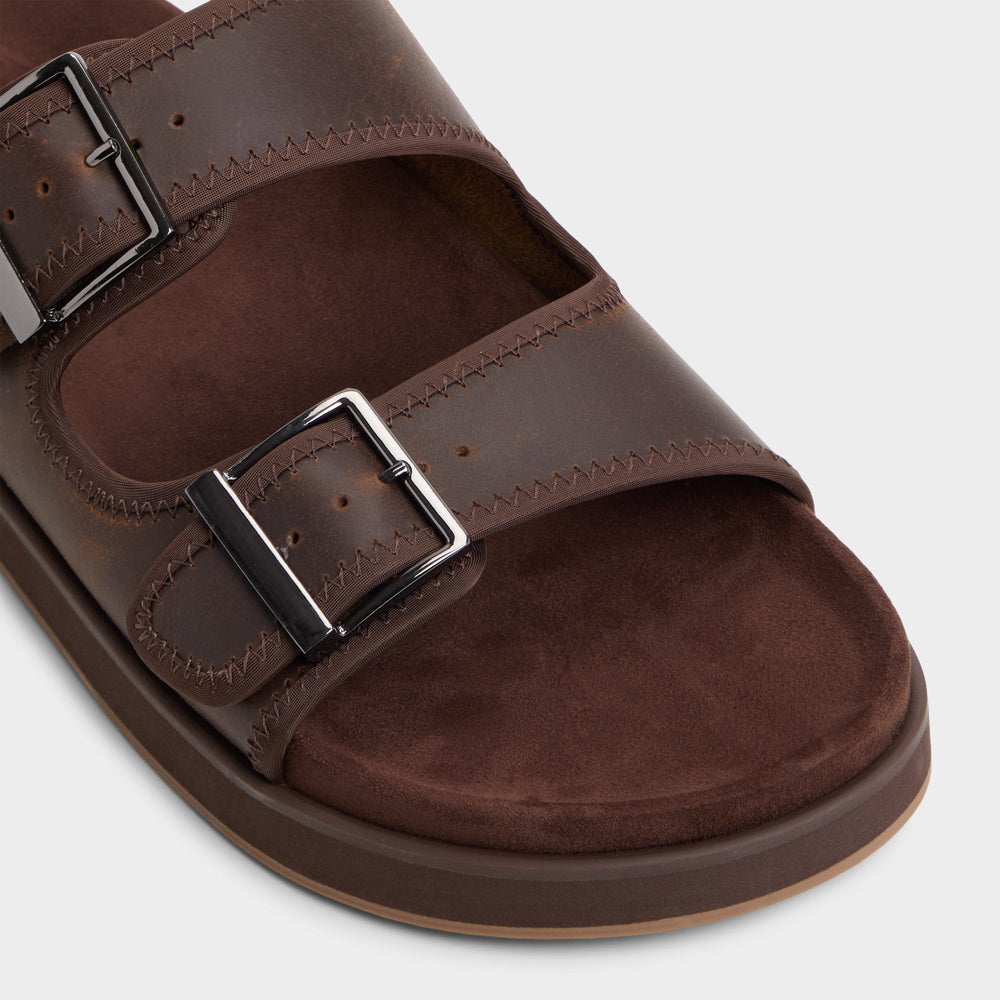 Sunnyside Dark Brown Men's Slides - Slide sandal | Aldo discount