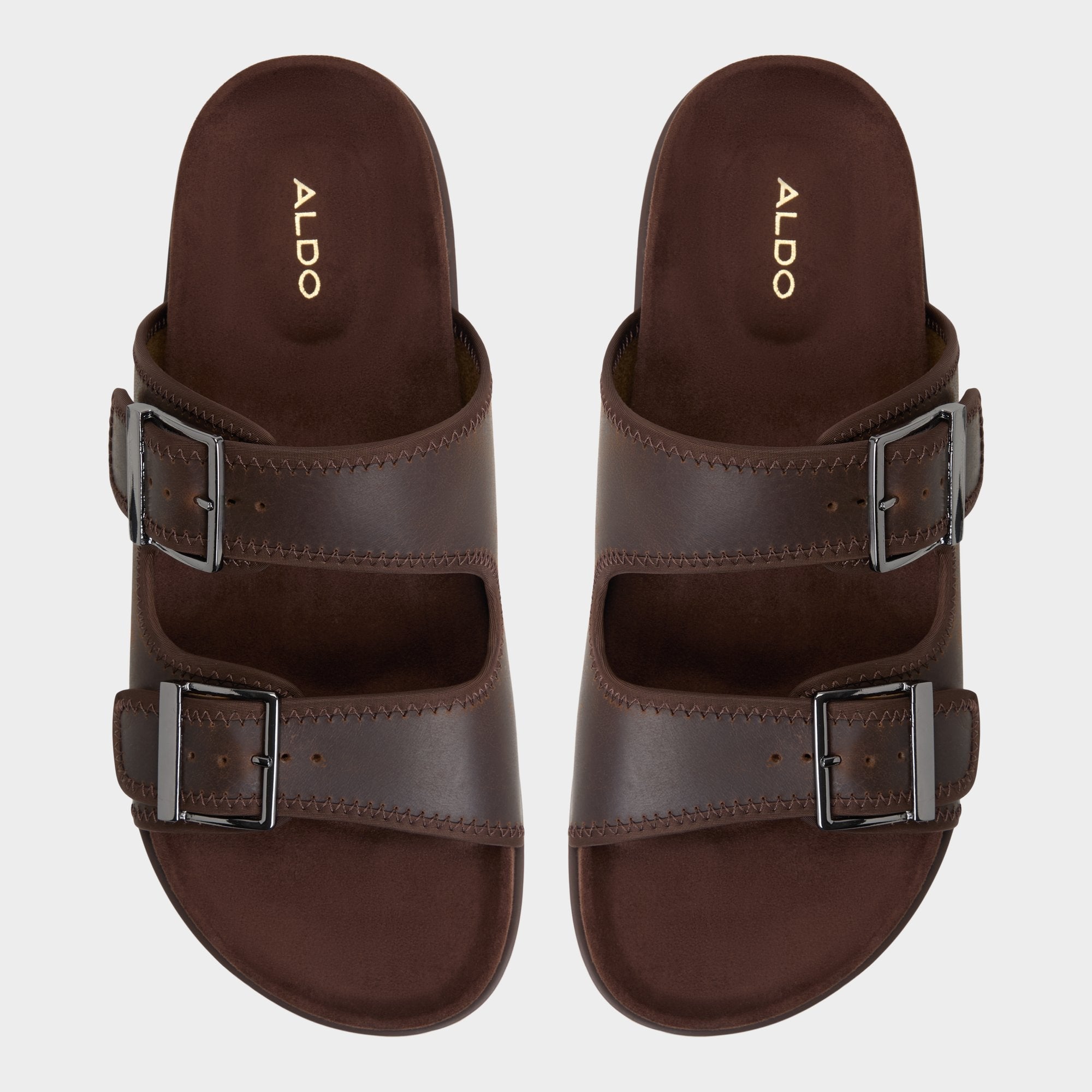 Sunnyside Dark Brown Men's Slides - Slide sandal | Aldo discount