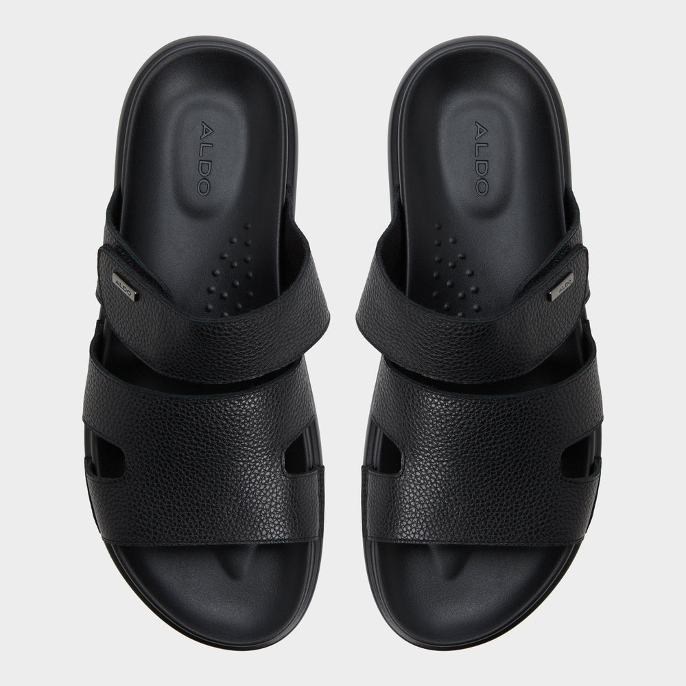 Windham Black Men's Sandals & Slides - Slide sandal | Aldo outlet