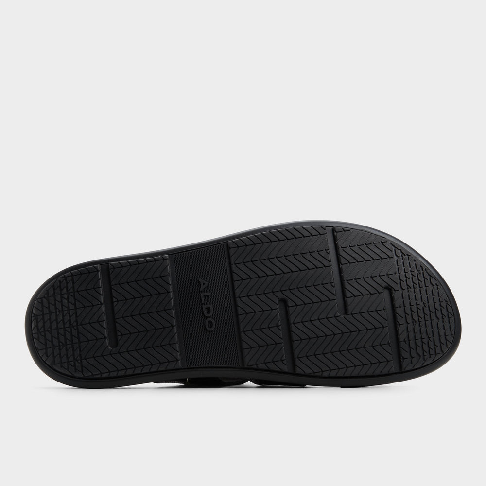 Windham Black Men's Sandals & Slides - Slide sandal | Aldo outlet