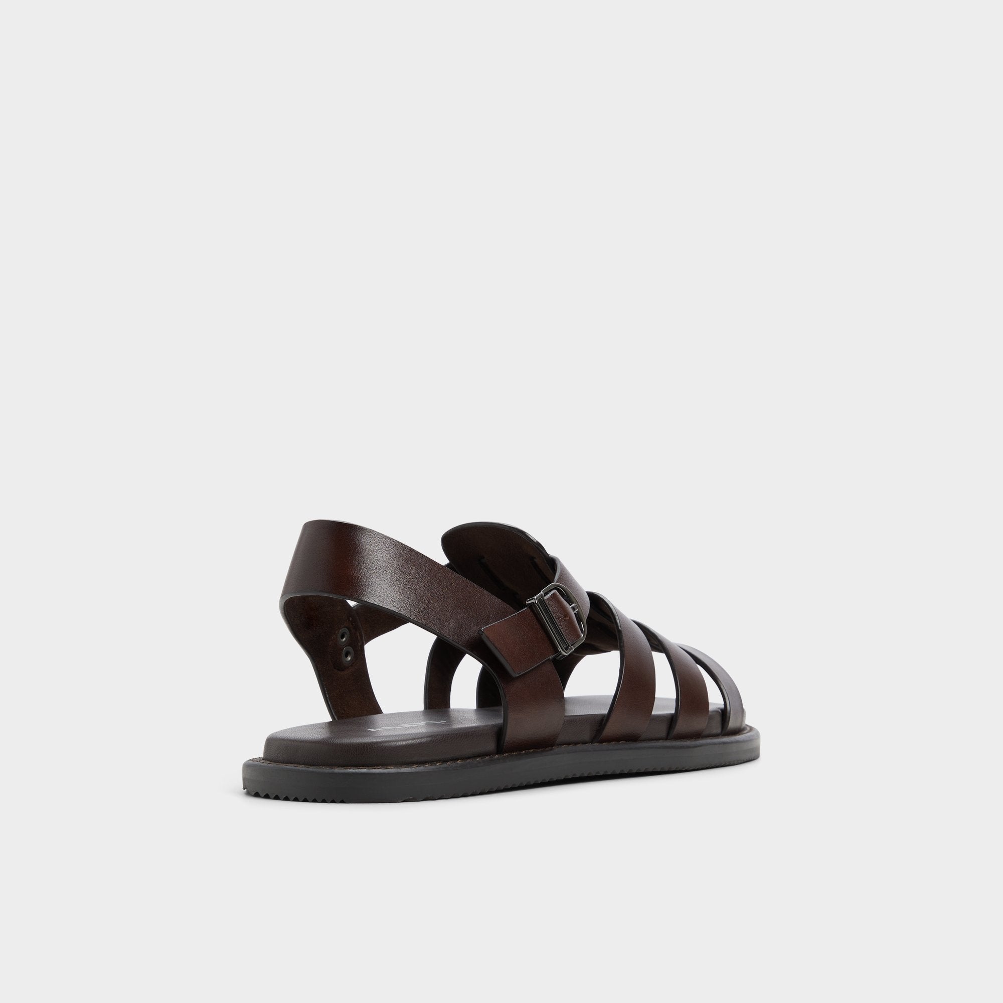 Warley Dark Brown Men's Sandals & Slides - Strappy flat sandal | Aldo for sale