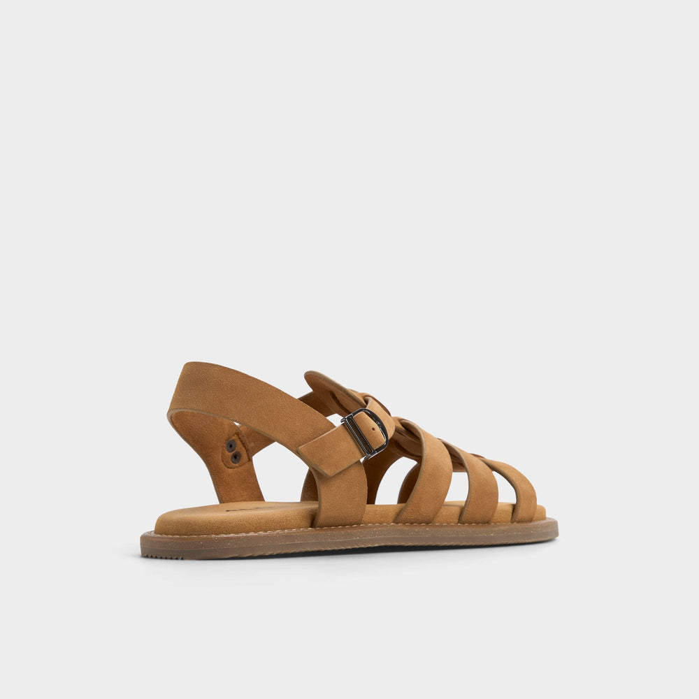 Warley Camel Men's Sandals & Slides - Strappy flat sandal | Aldo online