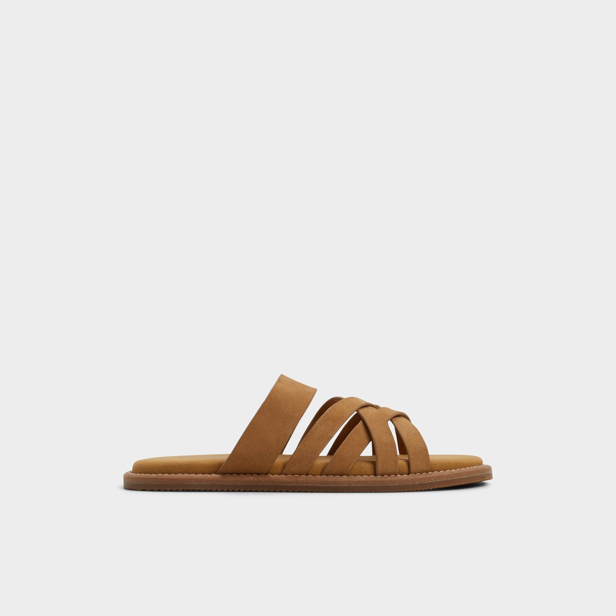 Haniff Camel Men's Sandals & Slides - Strappy flat sandal | Aldo discount