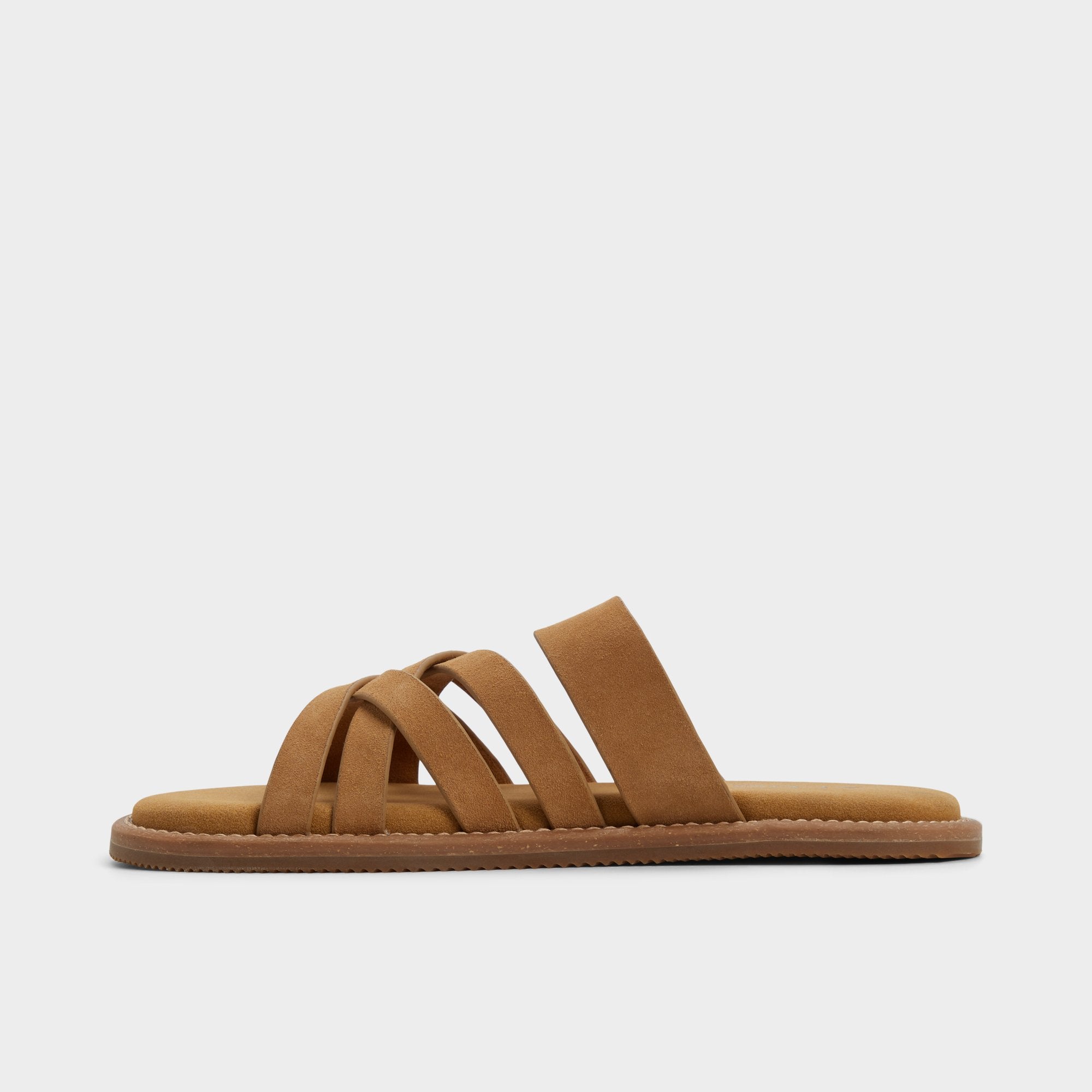 Haniff Camel Men's Sandals & Slides - Strappy flat sandal | Aldo discount