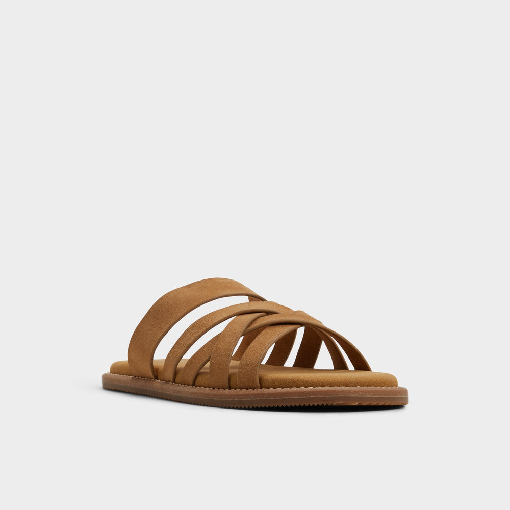 Haniff Camel Men's Sandals & Slides - Strappy flat sandal | Aldo discount