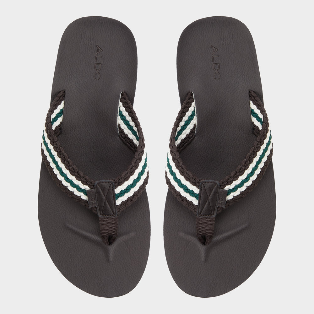 Adede Dark Brown Men's Flip flops - Flip flop | Aldo outlet