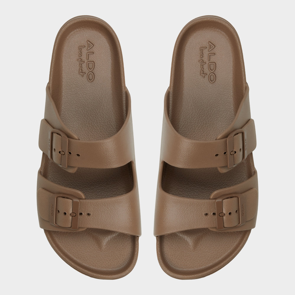 Hideo Light Brown Men's Slides - Slide sandal | Aldo for sale