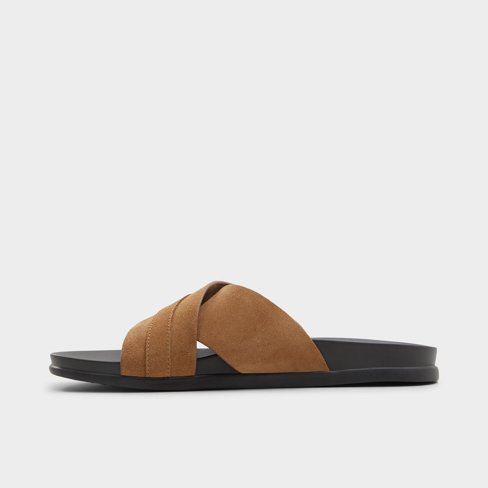 Delmar Open Brown Men's Slides - Slide sandal | Aldo sale