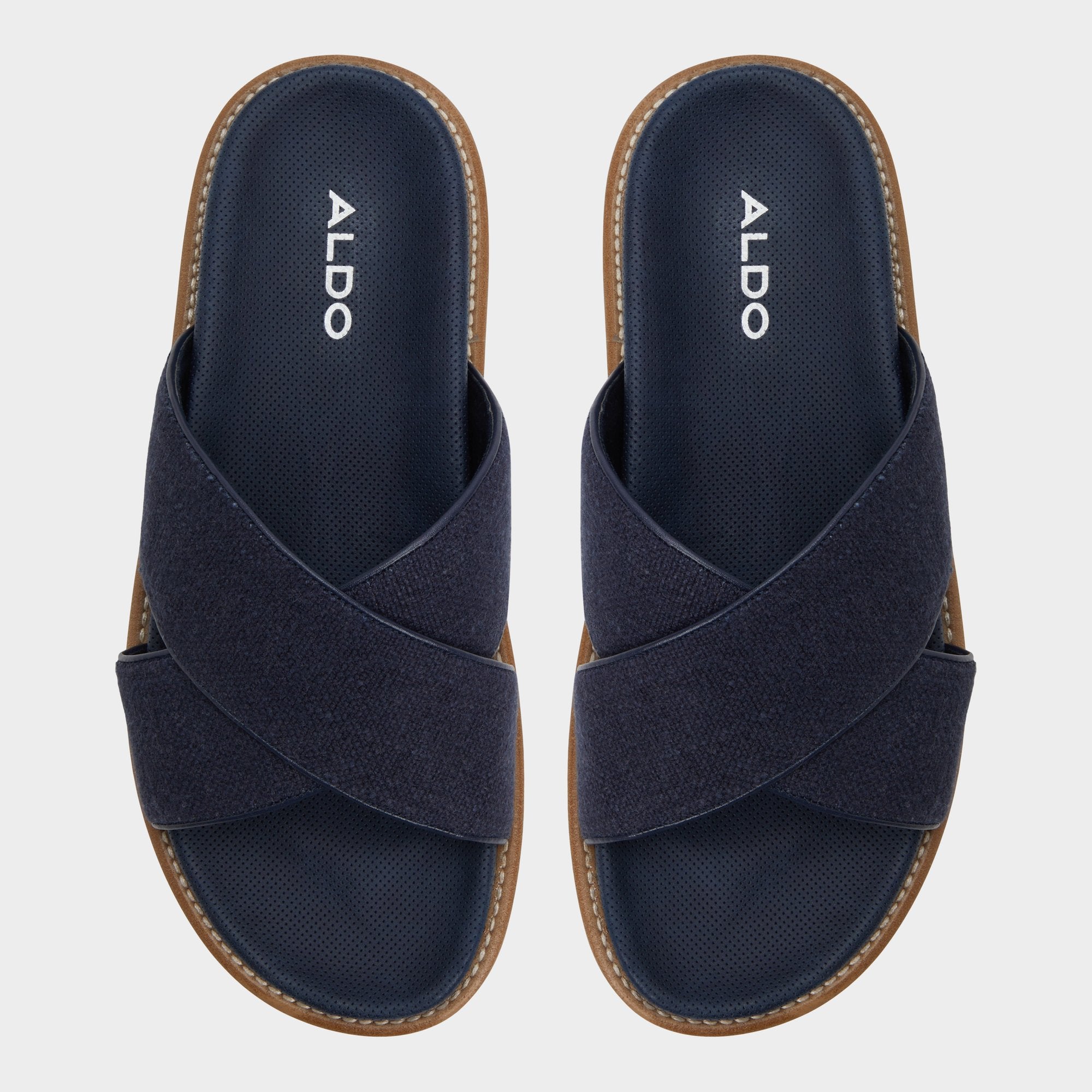 Marrin Navy Men's Slides - Slide sandal | Aldo on sale