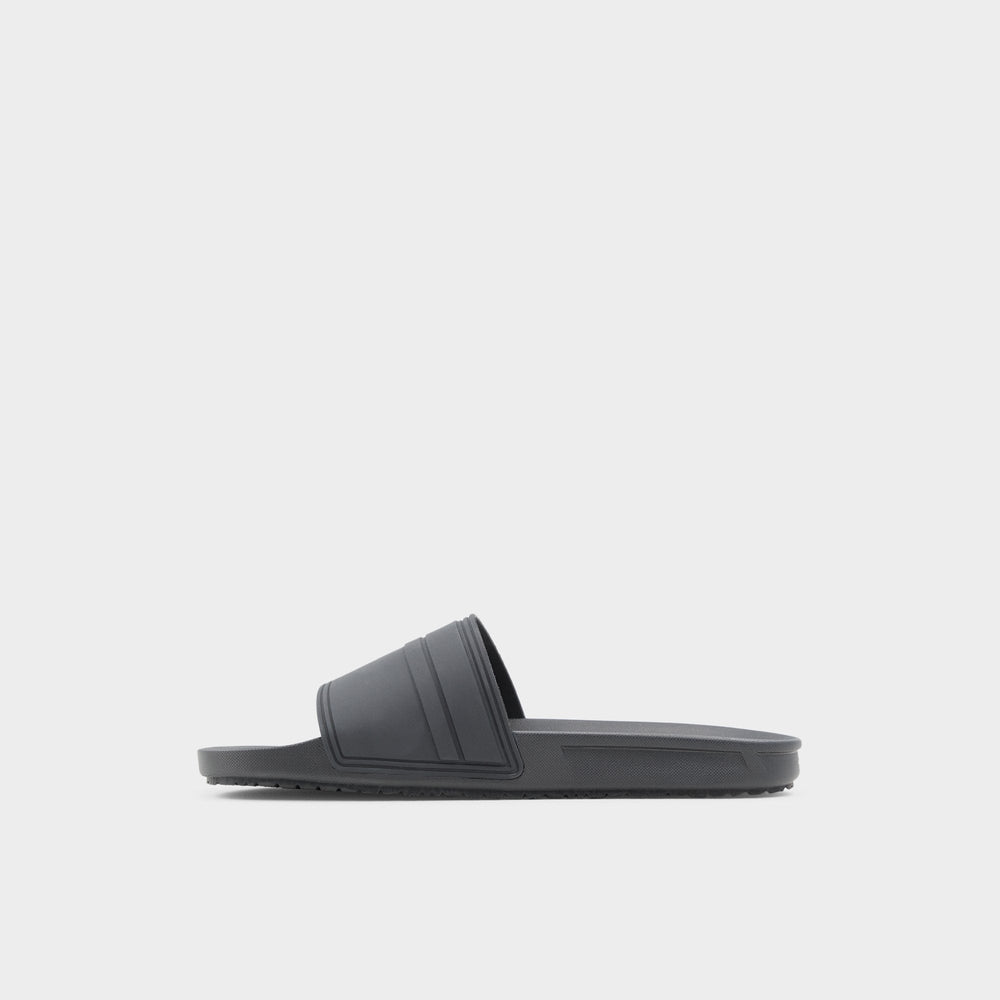 Dinmore Black Synthetic Rubber Men's Slides - Slide sandal | Aldo outlet