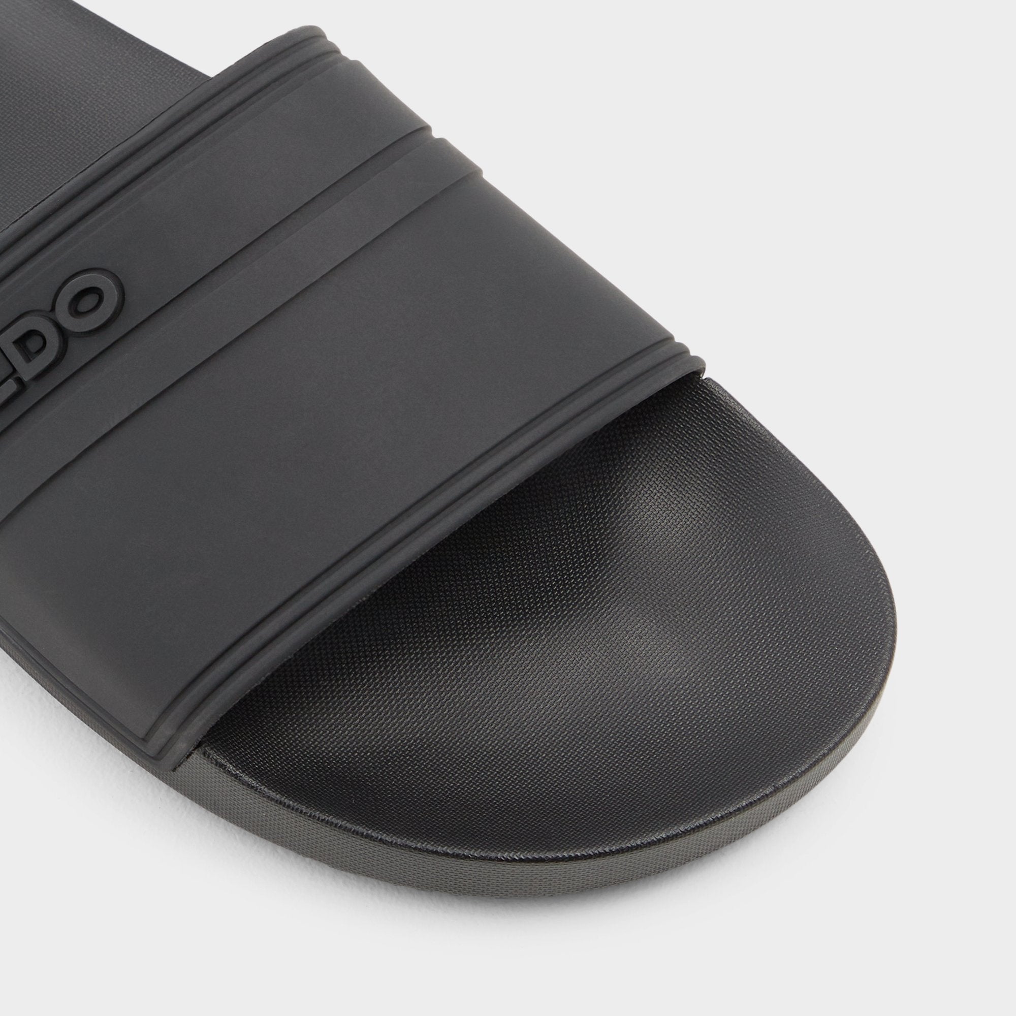 Dinmore Black Synthetic Rubber Men's Slides - Slide sandal | Aldo outlet