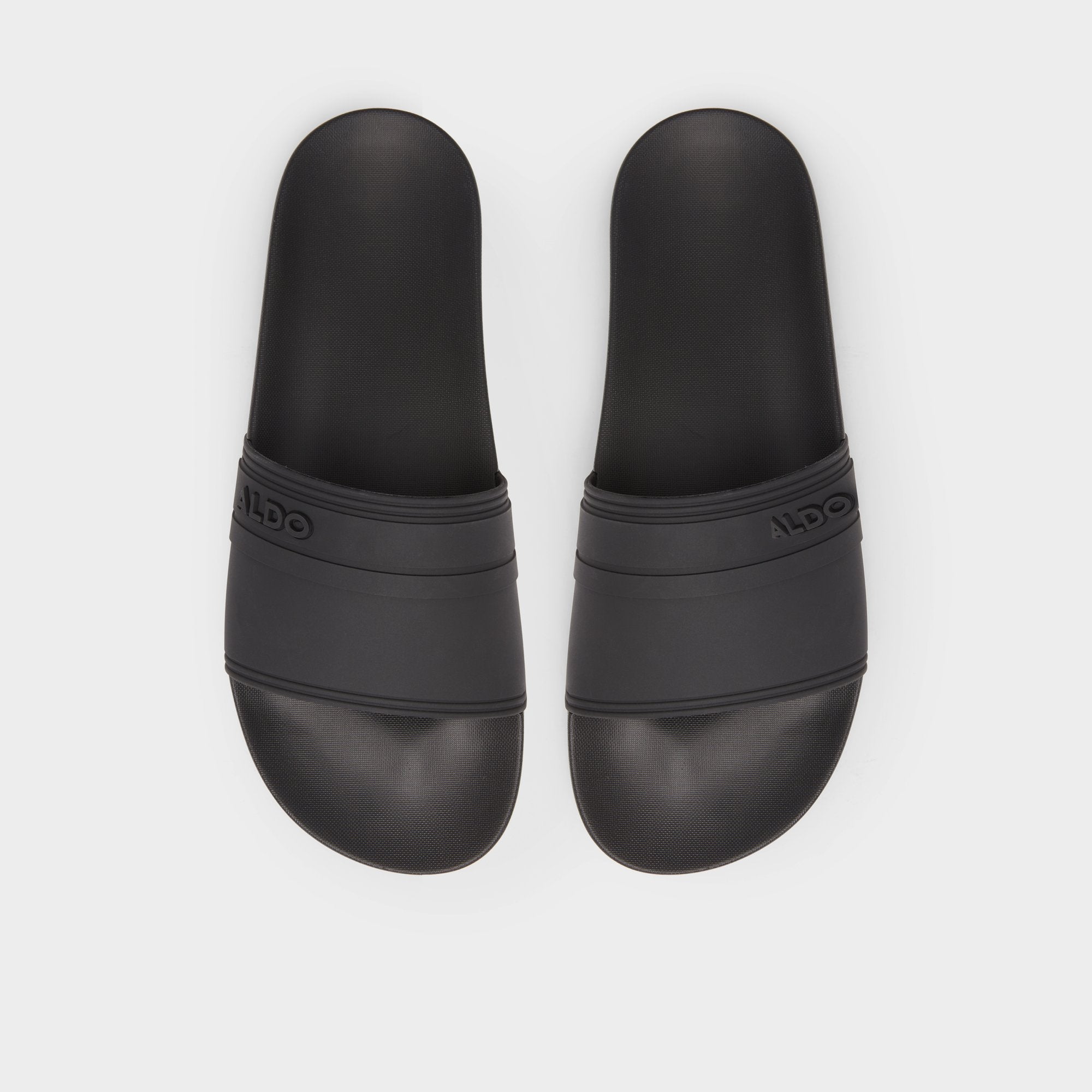 Dinmore Black Synthetic Rubber Men's Slides - Slide sandal | Aldo outlet