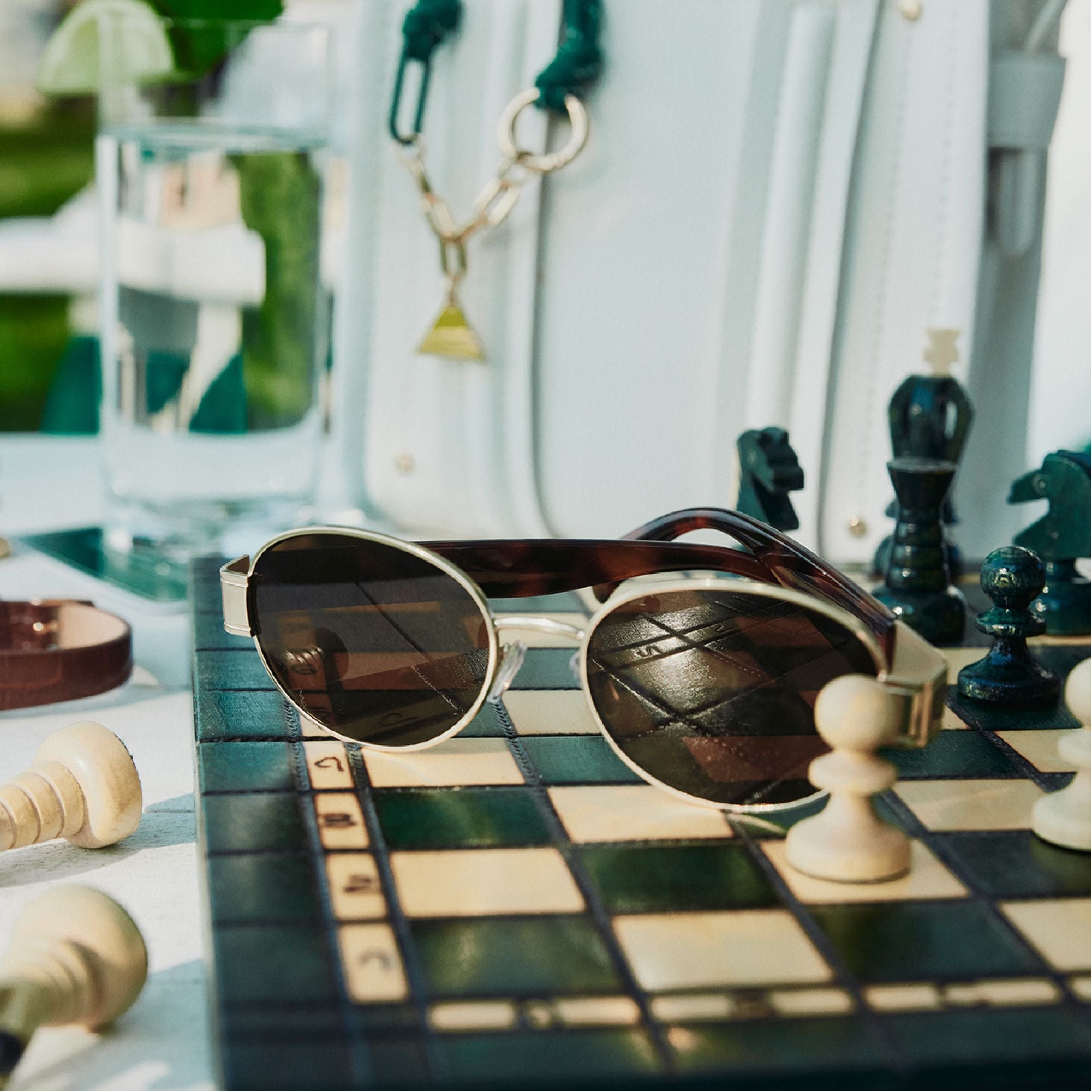 Sunniesclubx Gold Men's Round - Round sunglasses | Aldo online