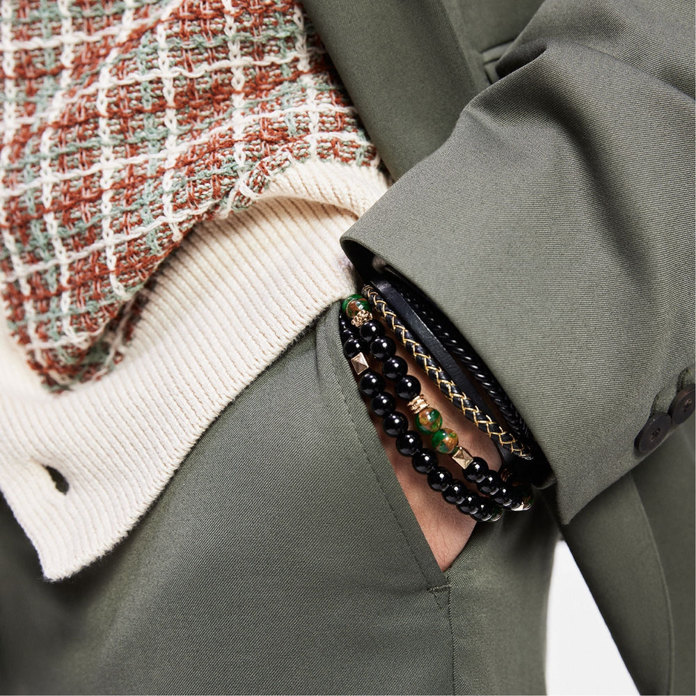 Alderbrae Dark Green Men's Jewelry - Bracelet | Aldo sale