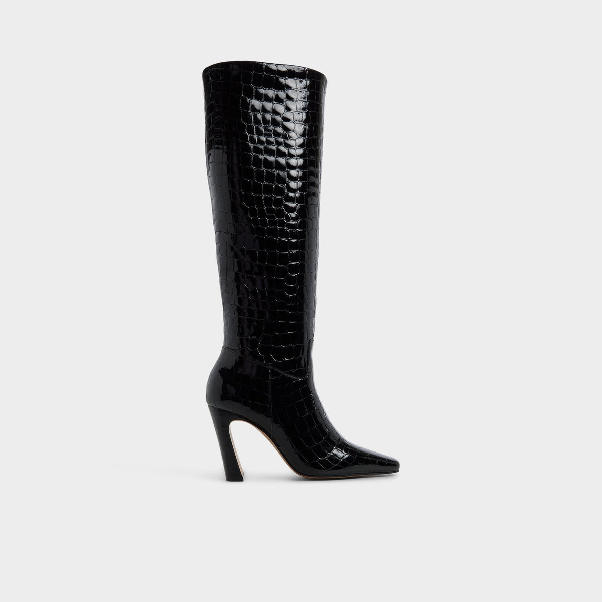 Vivienna in Black - Knee-high boot, Block heel | Aldo outlet