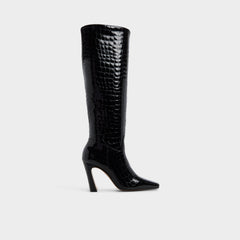 Vivienna in Black - Knee-high boot, Block heel | Aldo outlet