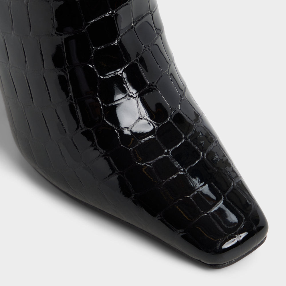 Vivienna in Black - Knee-high boot, Block heel | Aldo outlet