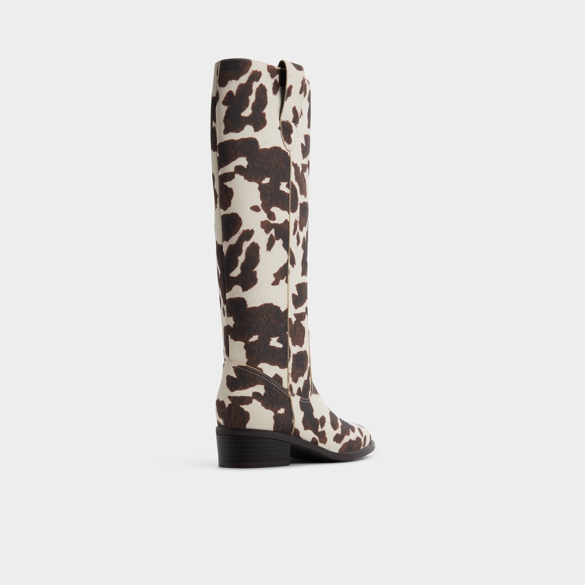 Kaydia in Open Brown 14179225 - Western knee-high boot, Block heel | Aldo sale