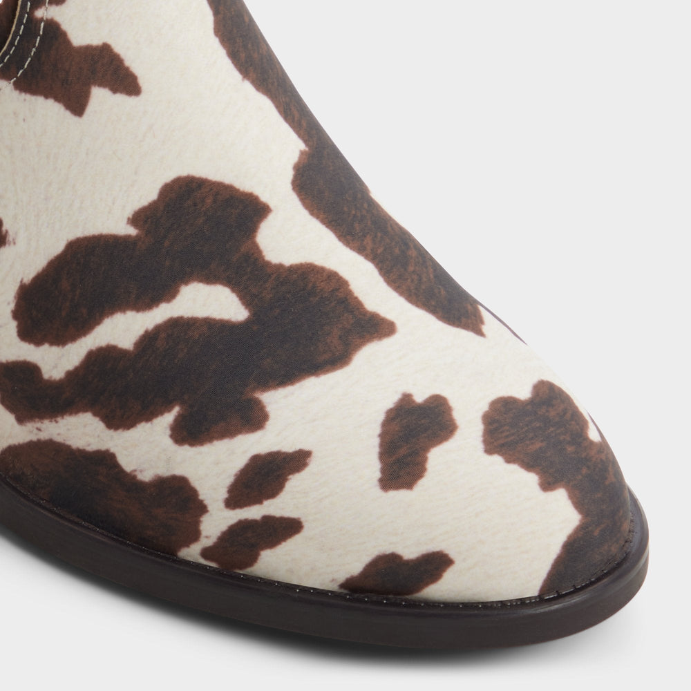 Kaydia in Open Brown 14179225 - Western knee-high boot, Block heel | Aldo sale