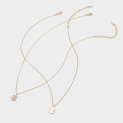 Besties Gold/Clear Multi Women's Necklaces - Gift set | Aldo on sale