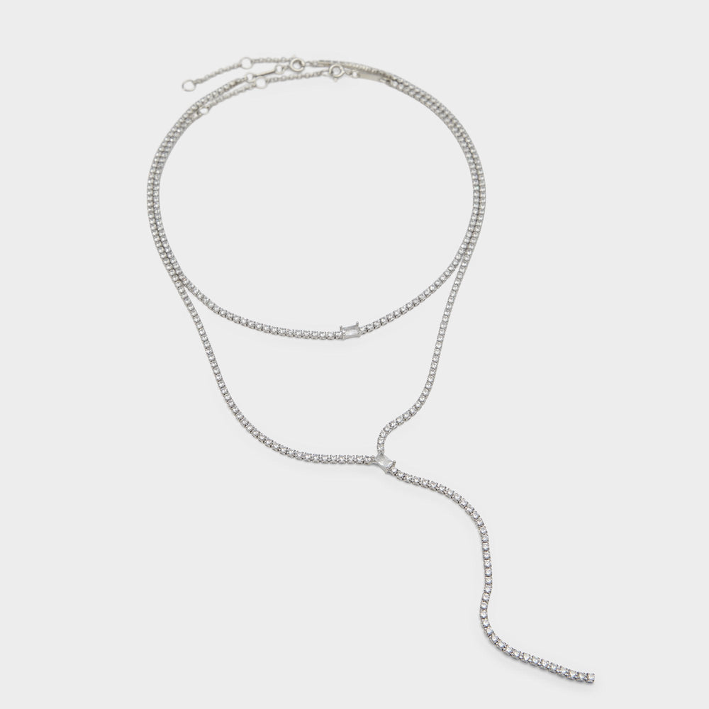 Alata Silver/Clear Multi Women's Cubic Zirconia - Necklace | Aldo online