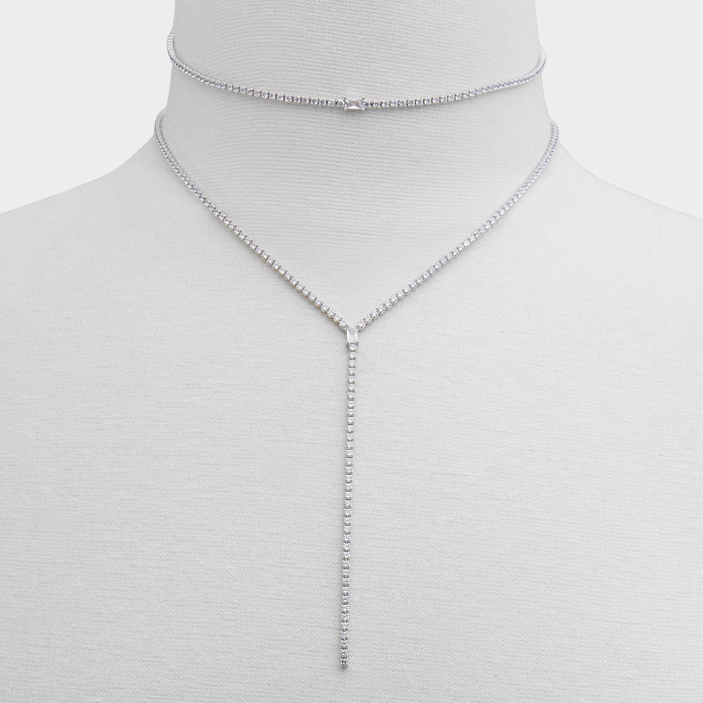 Alata Silver/Clear Multi Women's Cubic Zirconia - Necklace | Aldo online