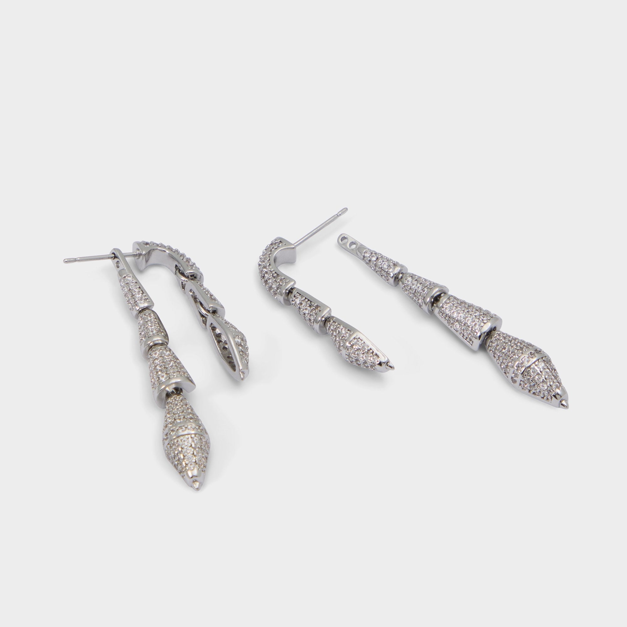 Serrpente in Silver Clear Multi - Statement earrings | Aldo online