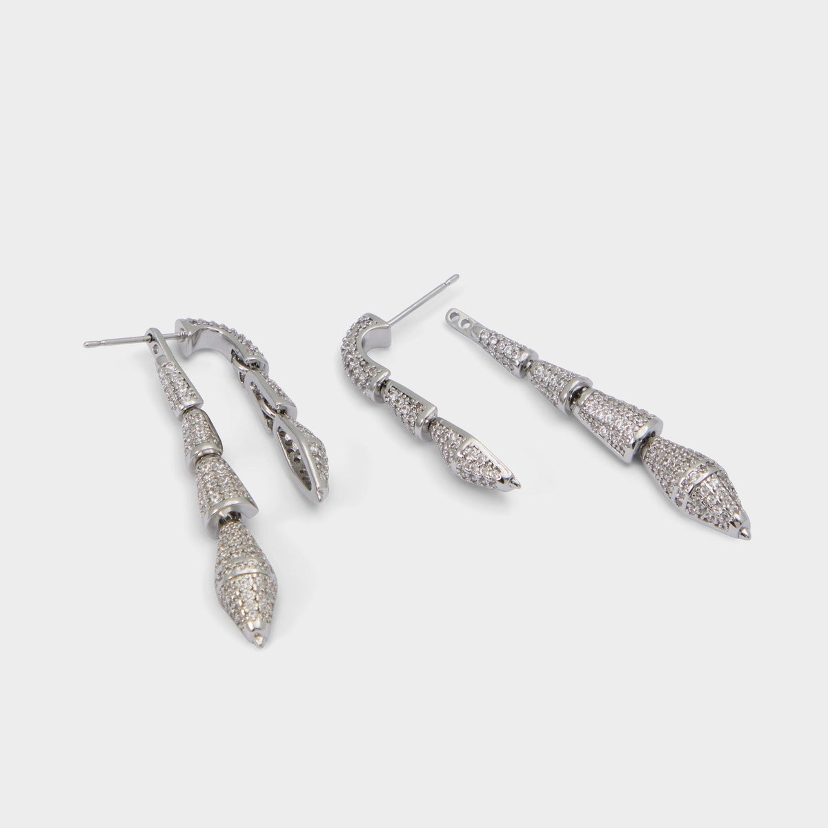 Serrpente in Silver Clear Multi - Statement earrings | Aldo online