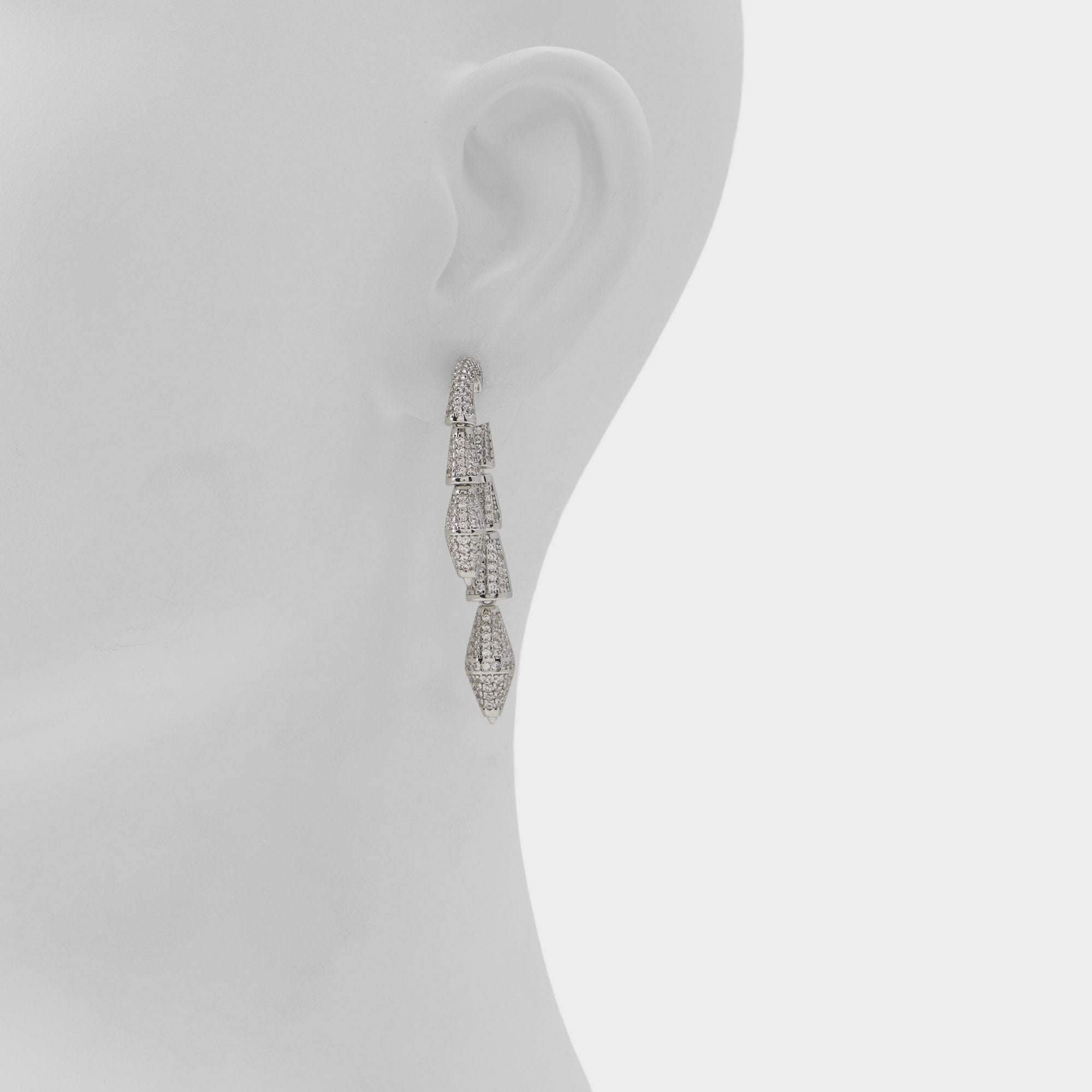 Serrpente in Silver Clear Multi - Statement earrings | Aldo online
