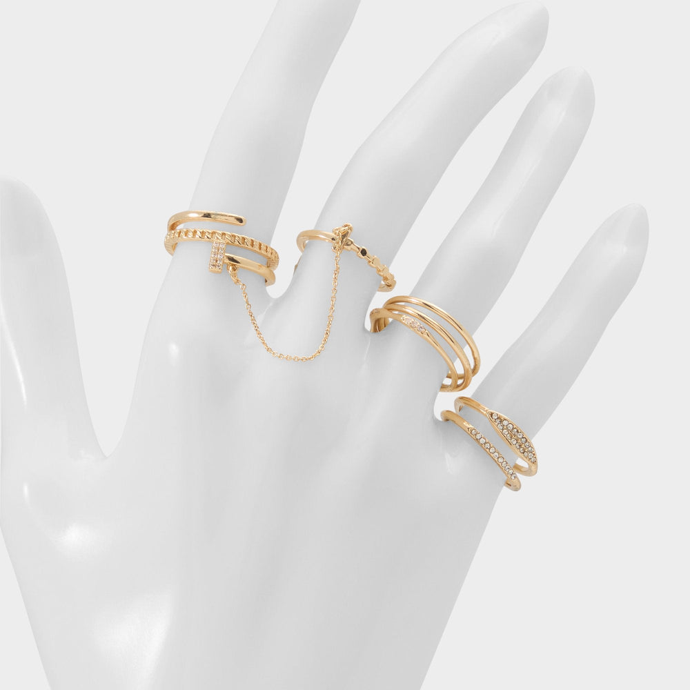 Ringsies in Gold Clear Multi - Multi finger rings | Aldo on sale