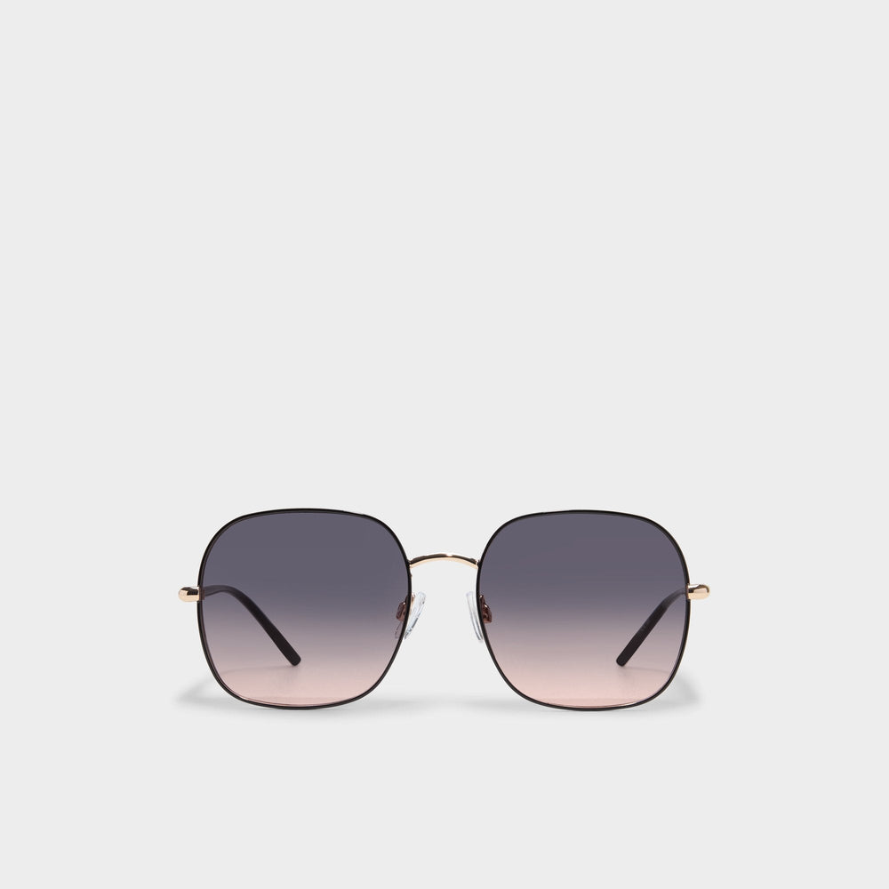 Elbamadar Black/Gold Multi Women's Square - Square sunglasses | Aldo discount
