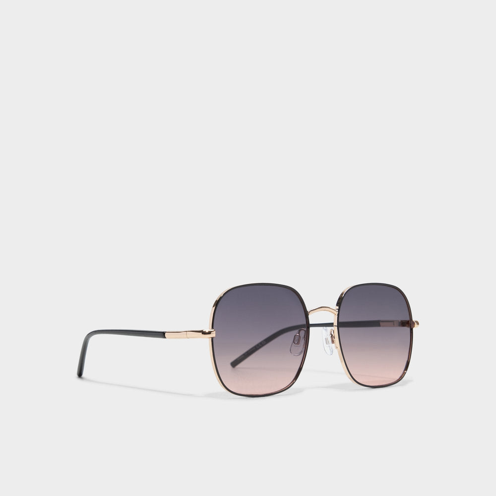 Elbamadar Black/Gold Multi Women's Square - Square sunglasses | Aldo discount