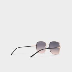 Elbamadar Black/Gold Multi Women's Square - Square sunglasses | Aldo discount