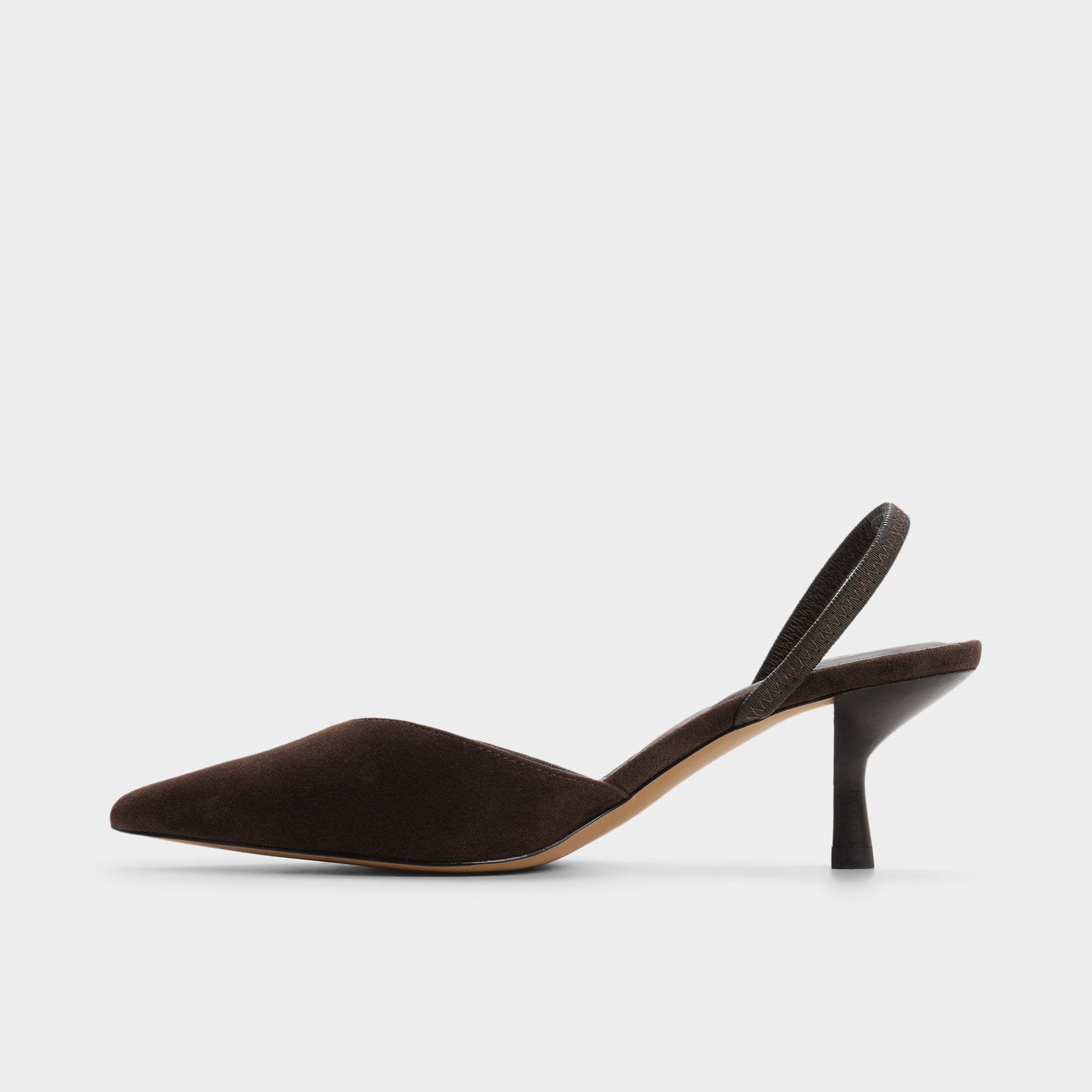 Re in Olivia Dark Brown - Sling back high heel, Stiletto heel | Aldo sale