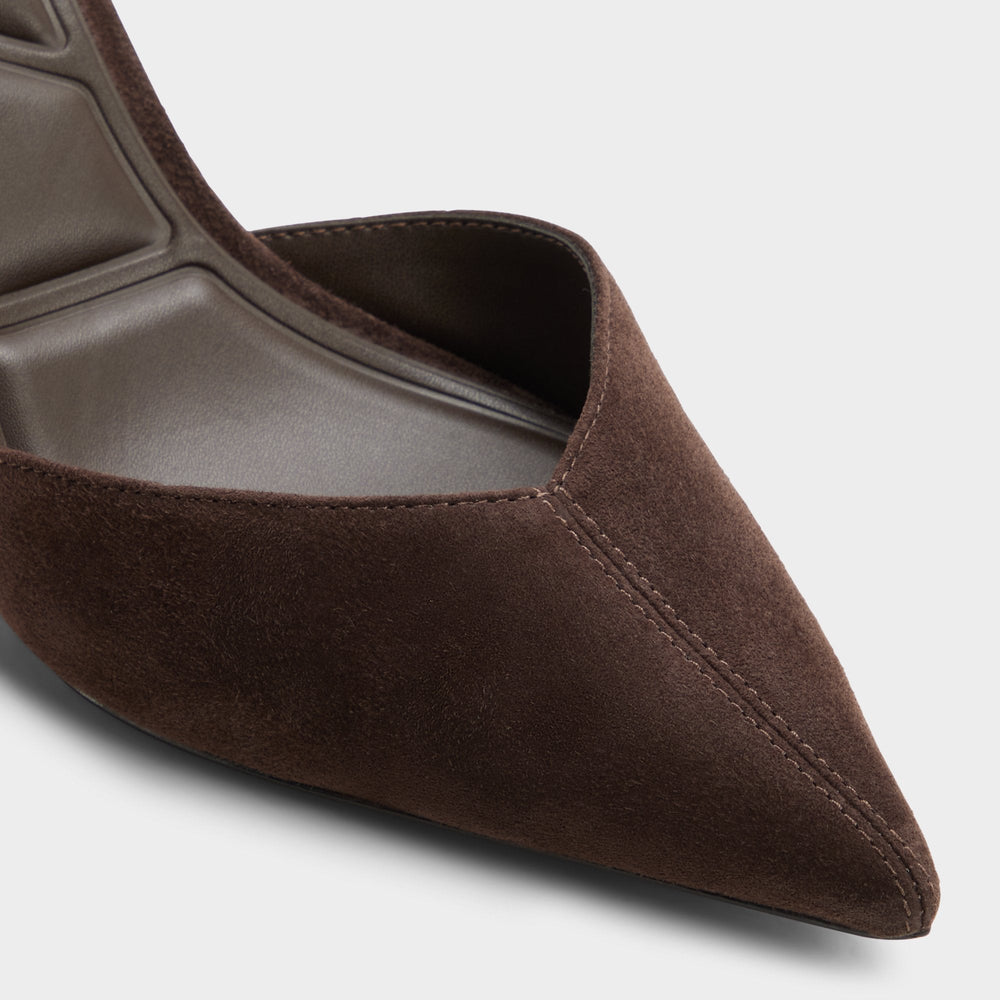 Re in Olivia Dark Brown - Sling back high heel, Stiletto heel | Aldo sale