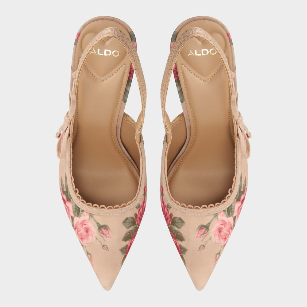 Hennie in Beige Combo 14190601 - Sling back high heel, Stiletto heel | Aldo discount