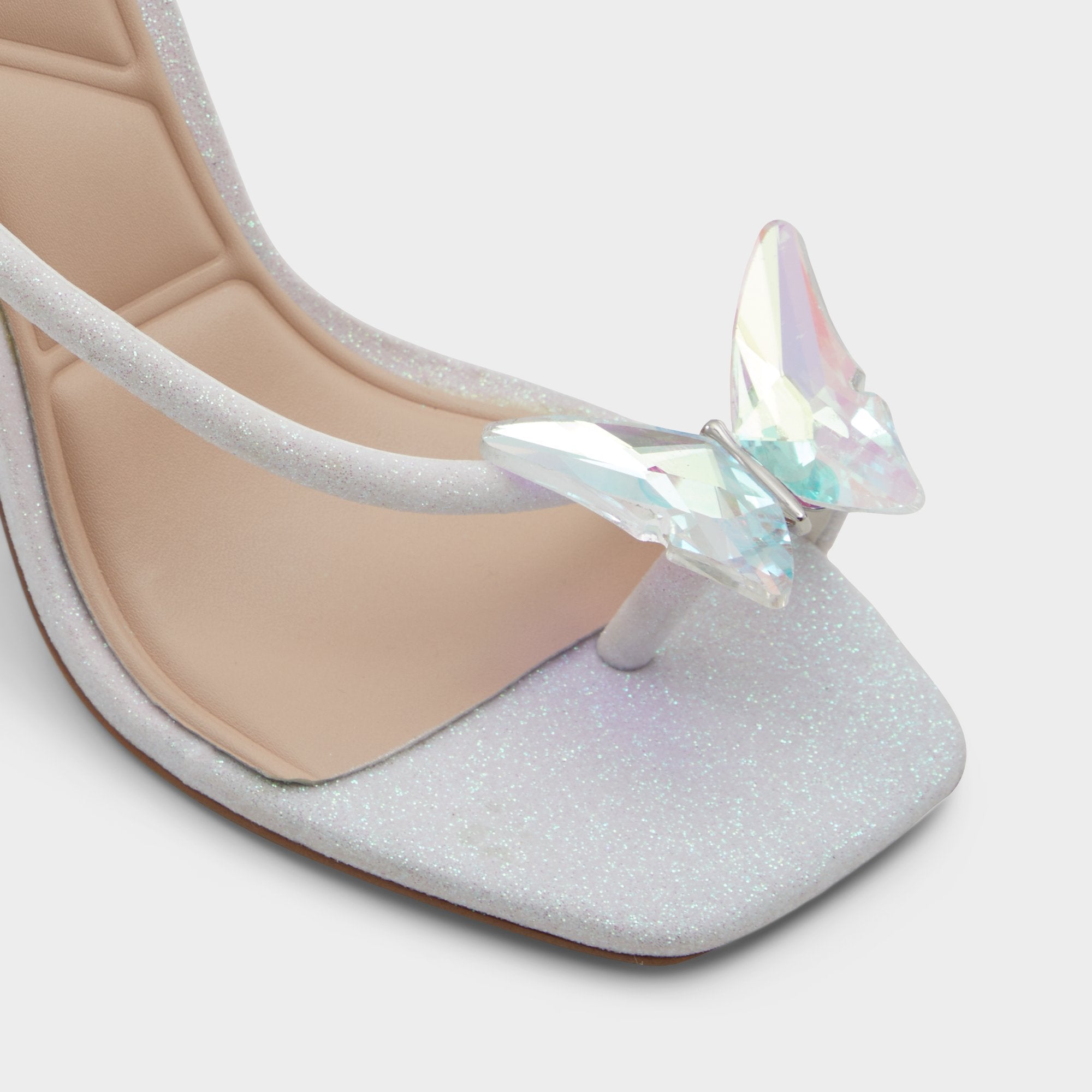 Pepela in White - Strappy heeled sandal, Block heel | Aldo outlet