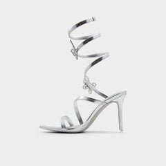 Ocia in Silver - Stiletto strappy sandal | Aldo online